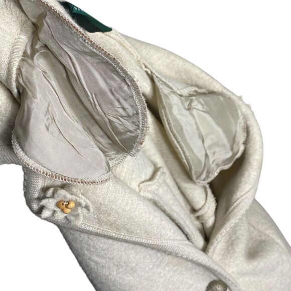 Vtg Geiger Cardigan Sweater Blazer Womens 40 Jacket Wool Linen Austria Cottage - Picture 13 of 16